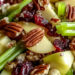 Recipe – Apple Salad with Honeycrisp Apples, Celery, Grapes, Pecans, and Dried Cranberries