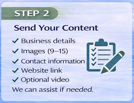 step 2- SA Tourism Online Travel Listing