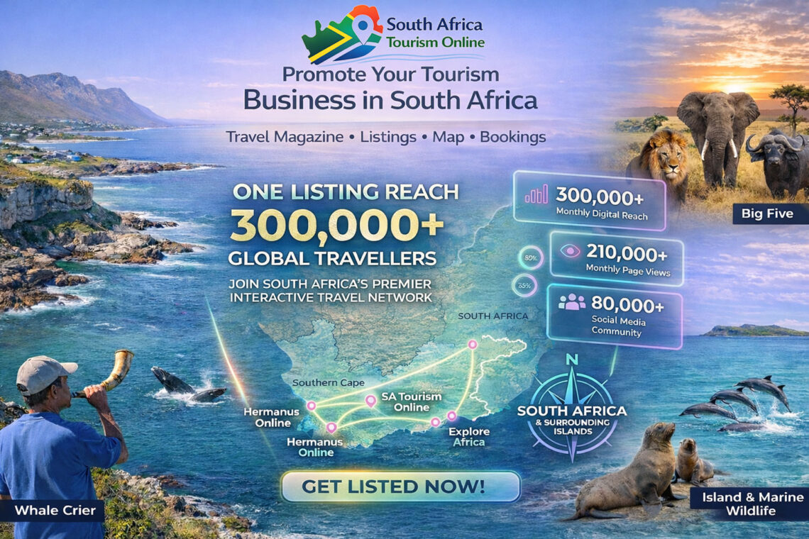 List Your Business on SA Tourism Online Travel Magazine 1 SA Tourism Online Travel Listing